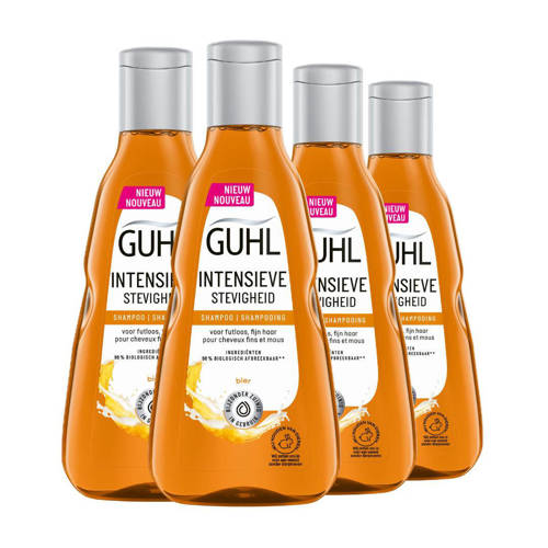 Wehkamp Guhl Intensieve Stevigheid shampoo - 4 x 250 ml - voordeelverpakking aanbieding