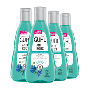Wehkamp Guhl Anti-Roos shampoo - 4 x 250 ml - voordeelverpakking aanbieding