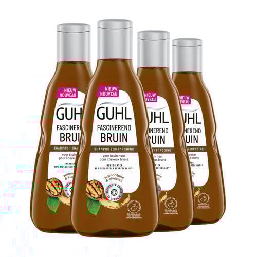 Wehkamp Guhl Fascinerend Bruin shampoo - 4 x 250 ml aanbieding