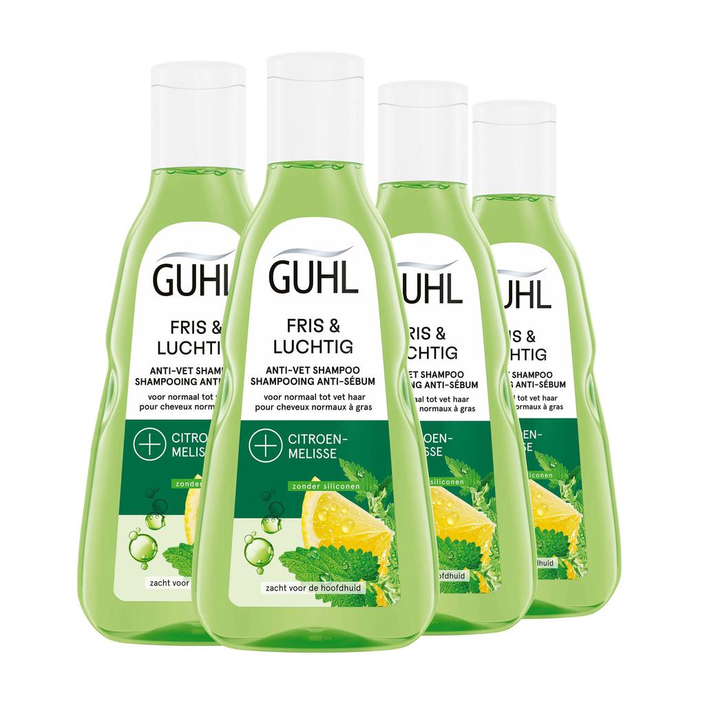 Guhl Fris & Luchtig shampoo - 4 x 250 ml