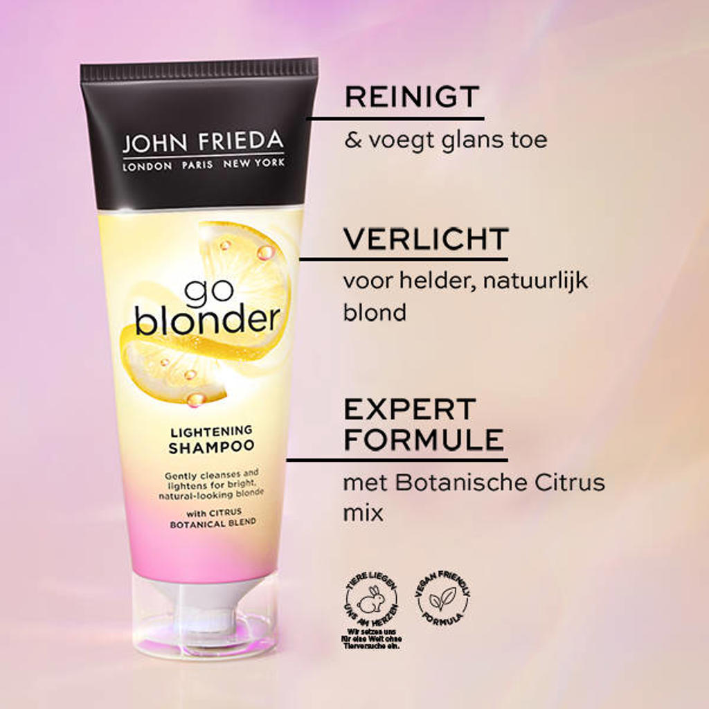 John Frieda Sheer Blonde Go Blonder Lightening shampoo 250 ml wehkamp