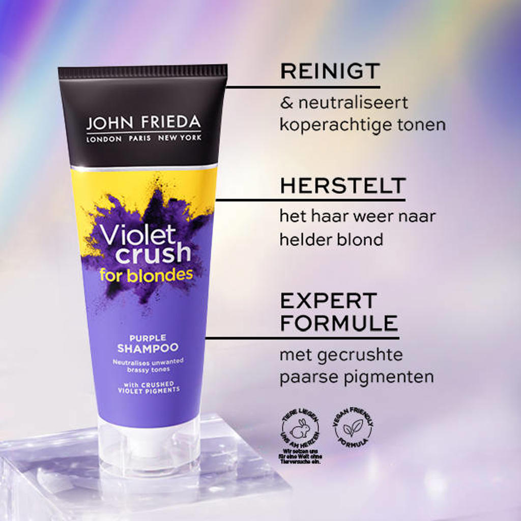 John Frieda Violet Crush Purple shampoo 250 ml wehkamp