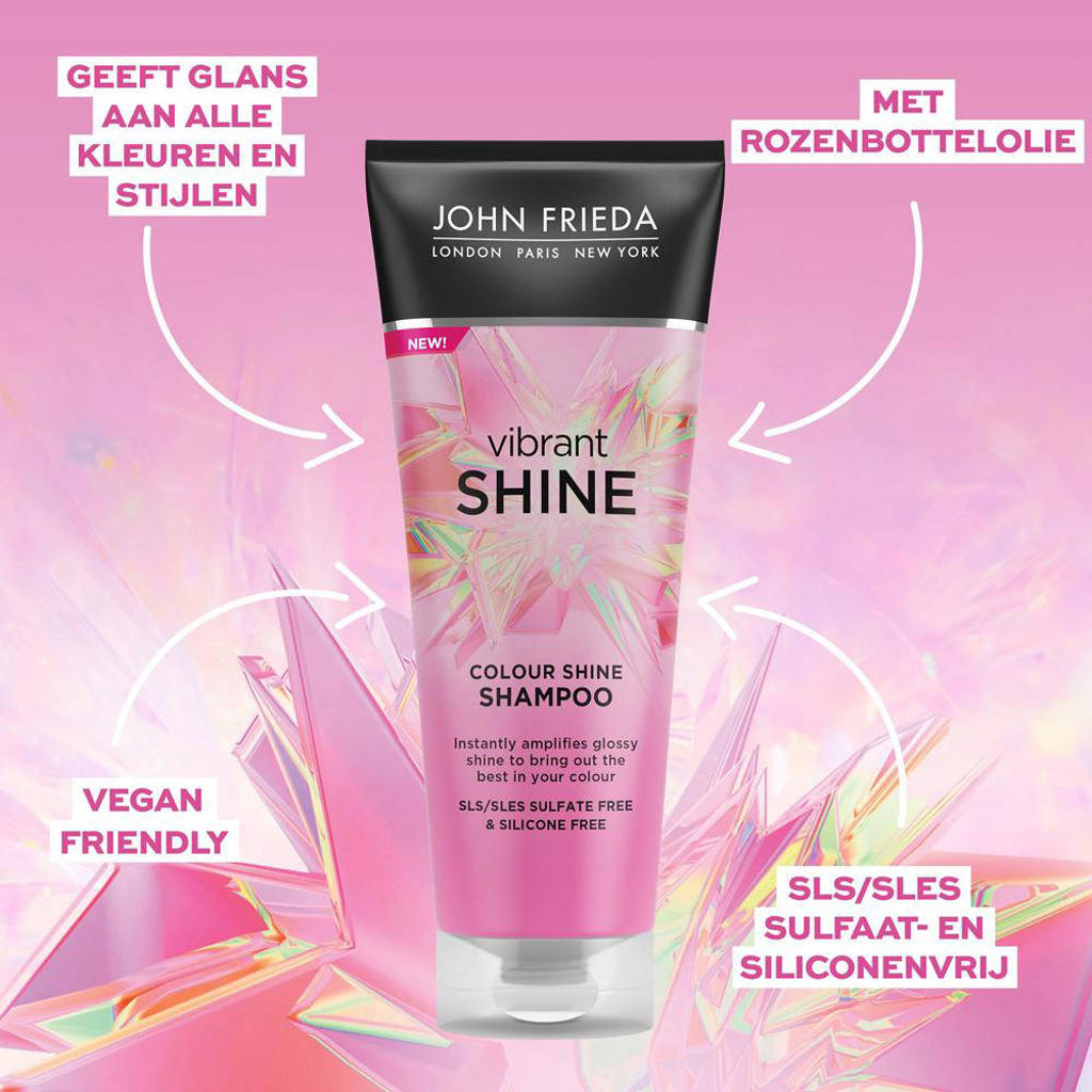 John Frieda Vibrant Shine Colour Shine shampoo 250 ml wehkamp