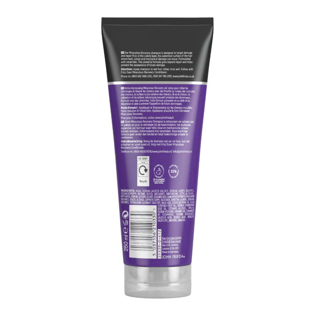 John Frieda Frizz Ease Miraculous Recovery shampoo 250 ml wehkamp