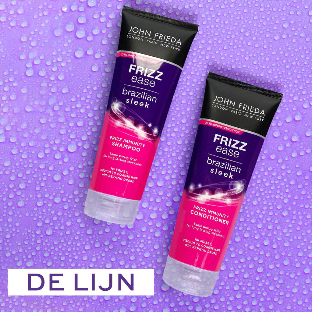 John Frieda Frizz Ease Brazilian Sleek conditioner 250 ml wehkamp