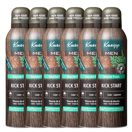 Wehkamp Kneipp Men douchefoam - 6 x 200 ml - voordeelverpakking aanbieding