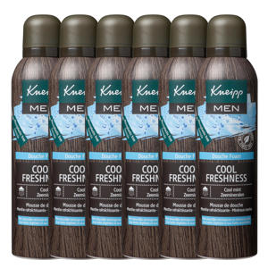 Wehkamp Kneipp Cool Freshness for Men douchefoam - 6 x 200 ml - voordeelverpakking aanbieding