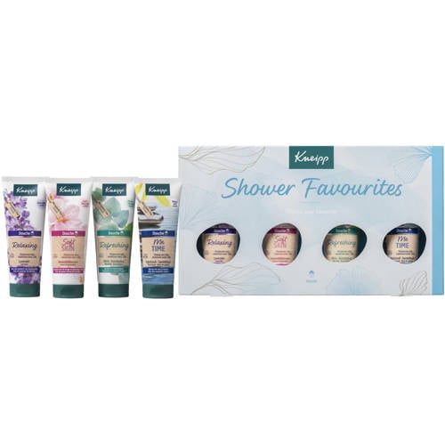 Wehkamp Kneipp geschenkset Shower Favourites - 6 x douche 75 ml aanbieding