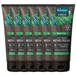 Wehkamp Kneipp Man Nature Feeling 2-in-1 douchegel - 6 x 200 ml - voordeelverpakking aanbieding
