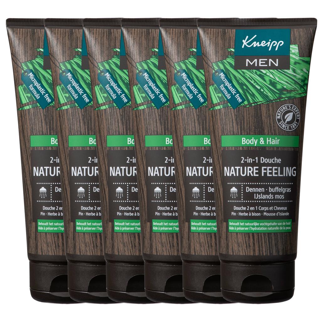 Kneipp Men douchegel 6 x 200ml - voordeelverpakking