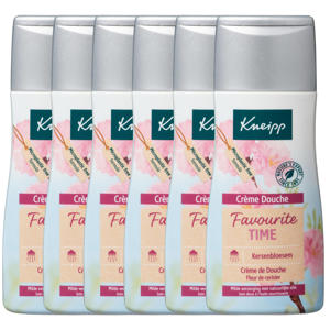 Wehkamp Kneipp Favourite Time crème douchegel - 6 x 200 ml - voordeelverpakking aanbieding