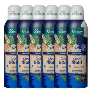 Wehkamp Kneipp Good Night douchefoam - 6 x 200 ml - voordeelverpakking aanbieding