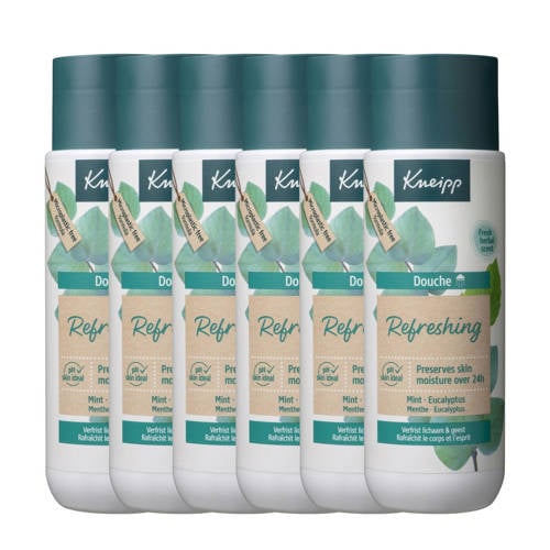 Wehkamp Kneipp Refreshing douchegel 6 x 200ml - voordeelverpakking aanbieding