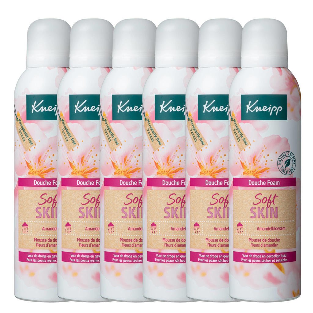Kneipp Soft Skin douchefoam  - 6 x 200 ml - voordeelverpakking