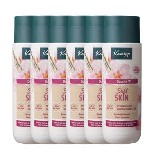 Wehkamp Kneipp Douche Soft Skin douchegel - 6 x 200 ml - voordeelverpakking aanbieding