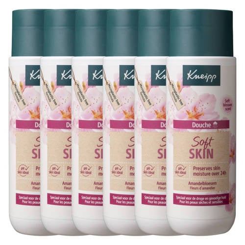 Wehkamp Kneipp Soft Skin douchegel 6 x 200ml aanbieding