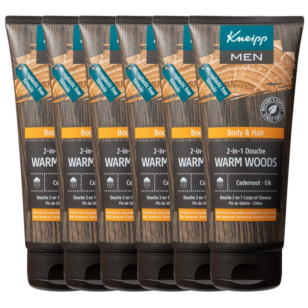 Kneipp Men douchegel 6 x 200ml - voordeelverpakking