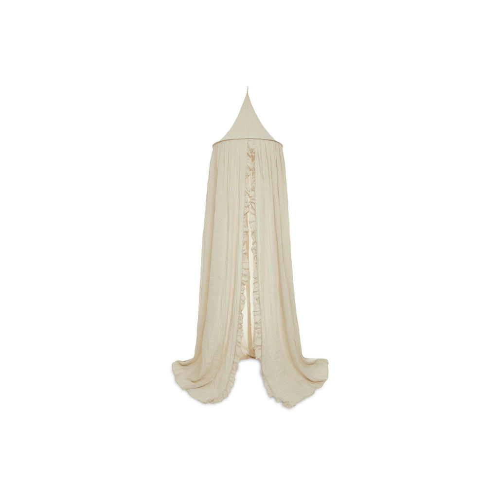Jollein klamboe Vintage ruffle 245 cm Nougat