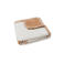 Jollein gevoerde baby wiegdeken Jersey 75x100cm Teddy Bear