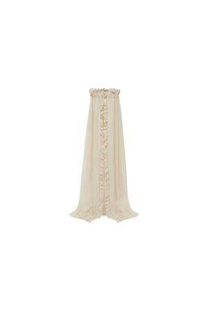 sluier Vintage Ruffle 155 cm Nougat
