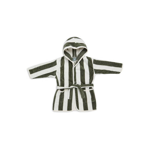 Jollein badstof badjas 3-4 jaar Leaf Green afbeelding