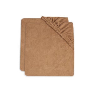 aankleedkussenhoes badstof 50x70cm - set van 2 Biscuit