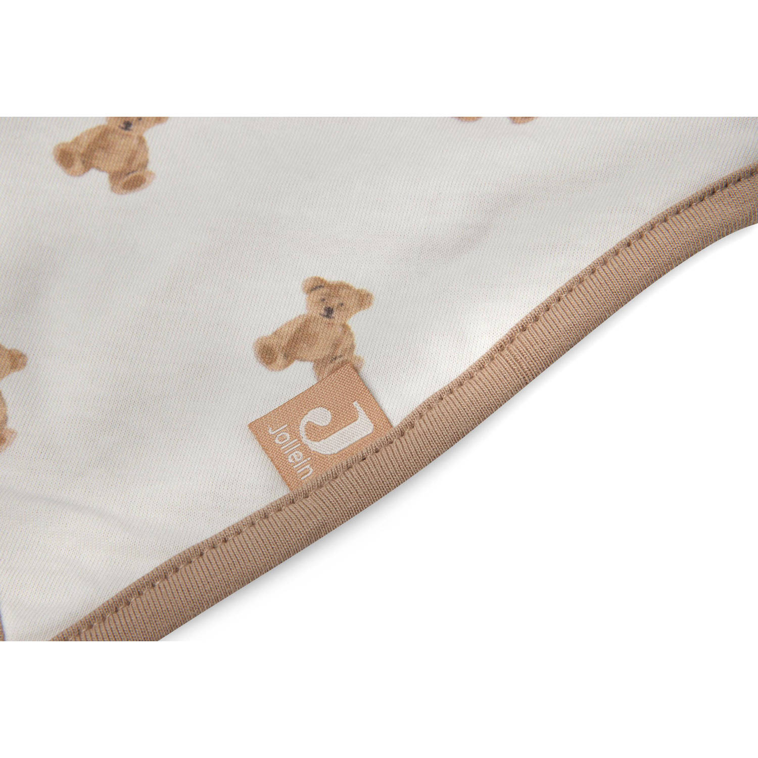 Jollein bandana slab Teddy Bear GOTS set van 2