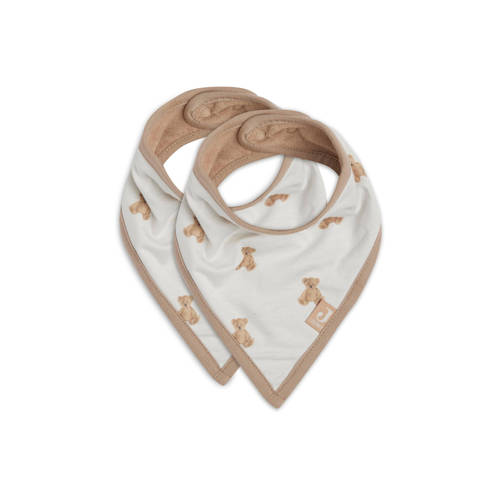 Jollein Slab Bandana Teddy Bear (2pack) afbeelding