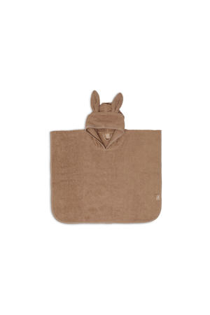 badstof badponcho 1-4 jaar Biscuit
