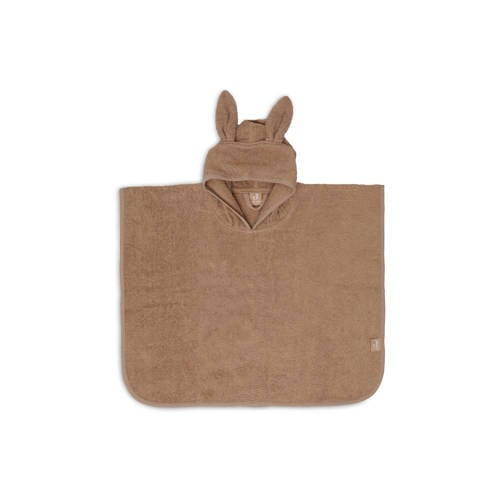 Jollein badstof badponcho 1-4 jaar Biscuit afbeelding