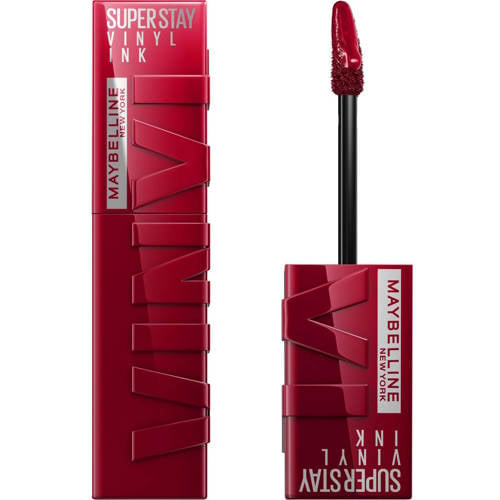 Wehkamp Maybelline New York SuperStay Vinyl Ink Lipstick - 55 Royal aanbieding