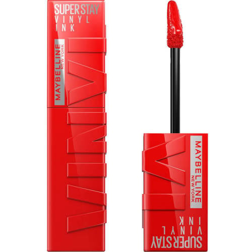 Wehkamp Maybelline New York SuperStay Vinyl Ink Lipstick - 25 Red-Hot aanbieding