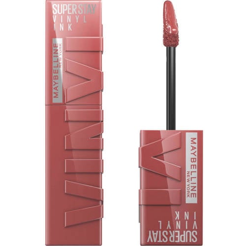 Wehkamp Maybelline New York SuperStay Vinyl Ink Lipstick - 35 Cheeky aanbieding