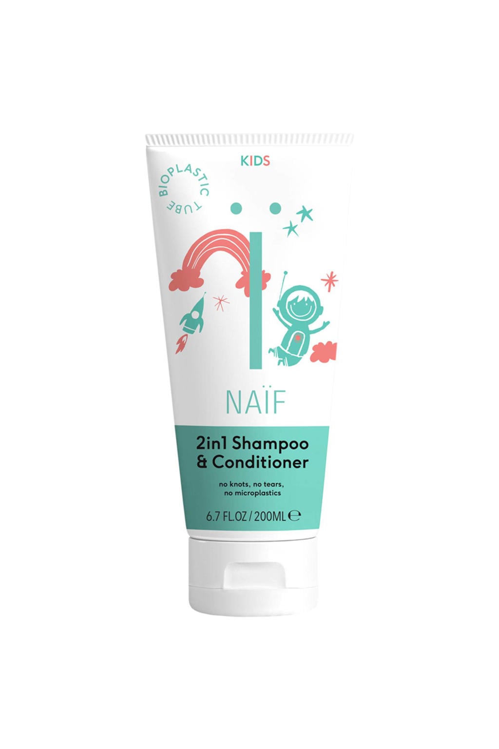 NAÏF Kids 2 in 1 shampoo & conditioner - 200 ml