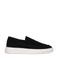 Manfield suède loafers zwart