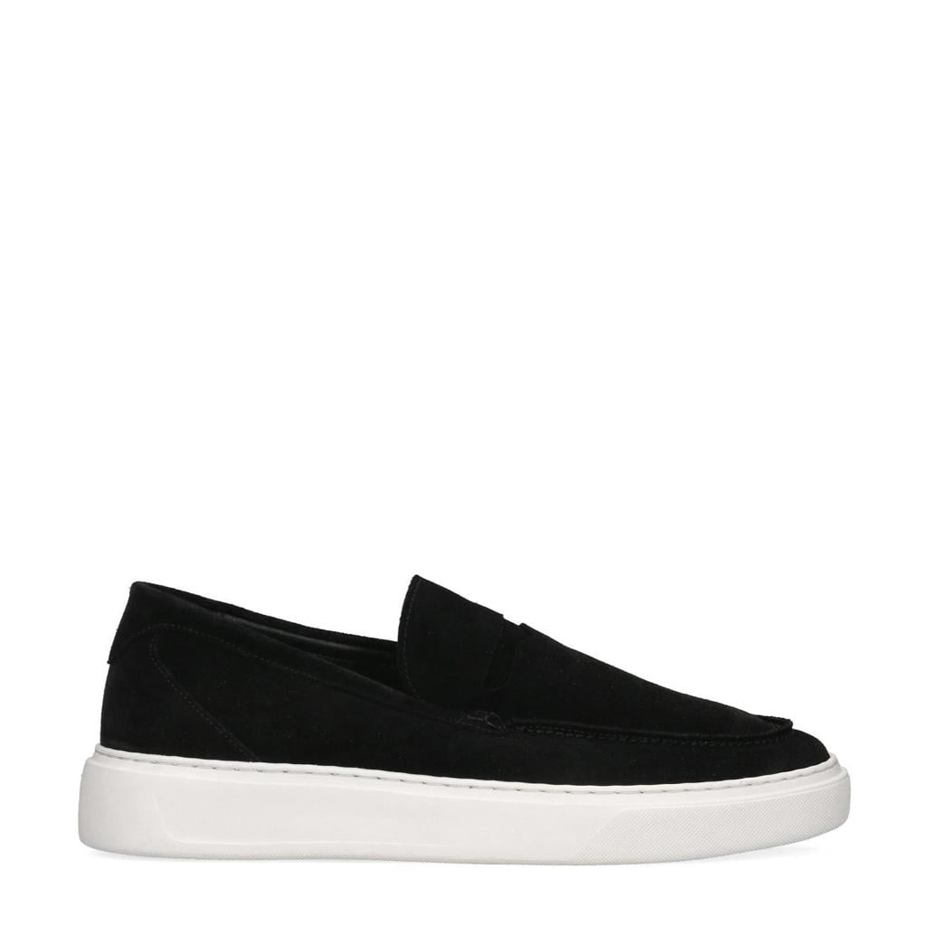 Zwarte heren Manfield suède loafers