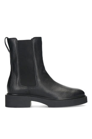 leren chelsea boots zwart