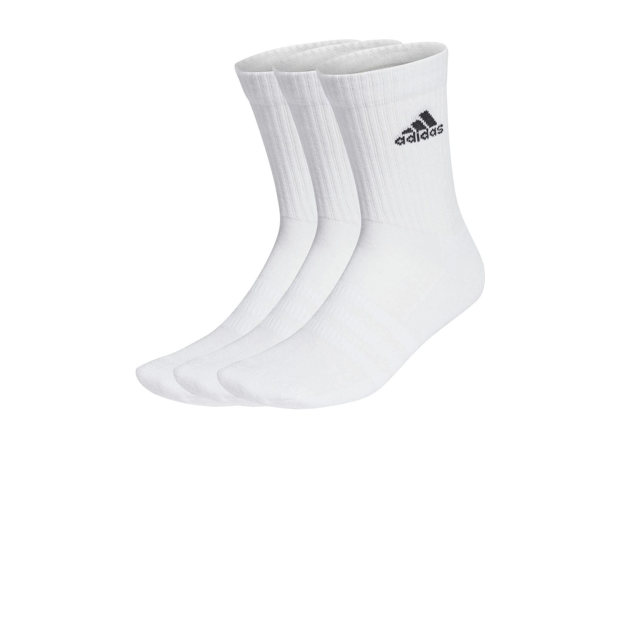 adidas Performance sportsokken set van 3 wit wehkamp