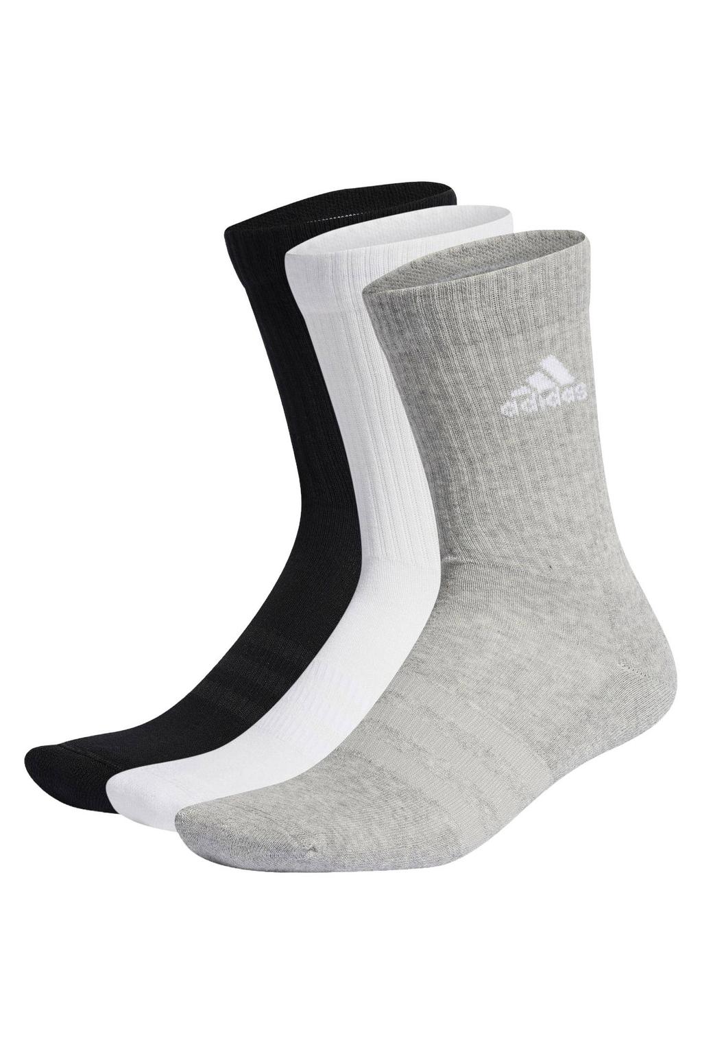 adidas Performance sportsokken - grijs/wit/zwart (set van 3)