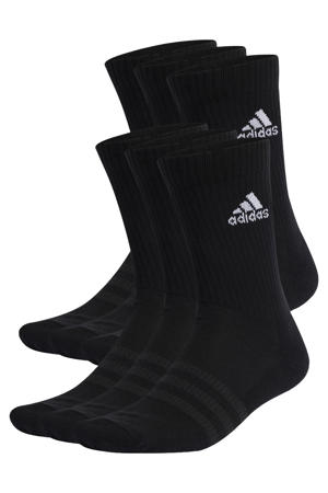 sportsokken - zwart (set van 6)