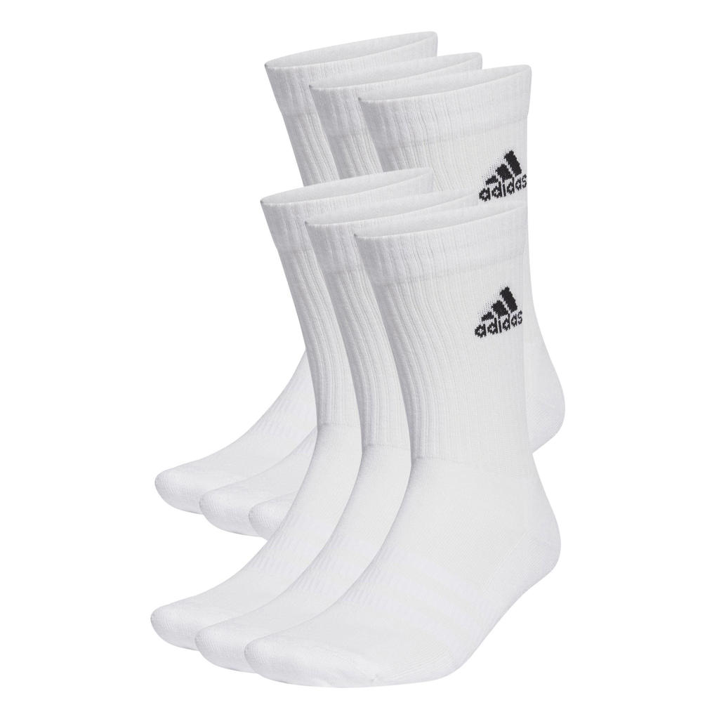 adidas Performance   sportsokken - set van 6 wit