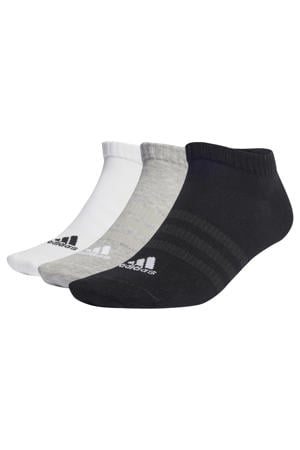 sportsokken - grijs/wit/zwart (set van 3)