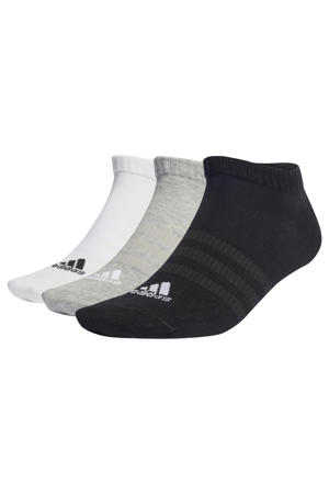 sportsokken - grijs/wit/zwart (set van 3)