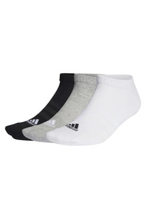 sportsokken - zwart/grijs/wit (set van 3)