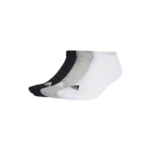 adidas Performance sportsokken - set van 3 zwart/grijs/wit afbeelding