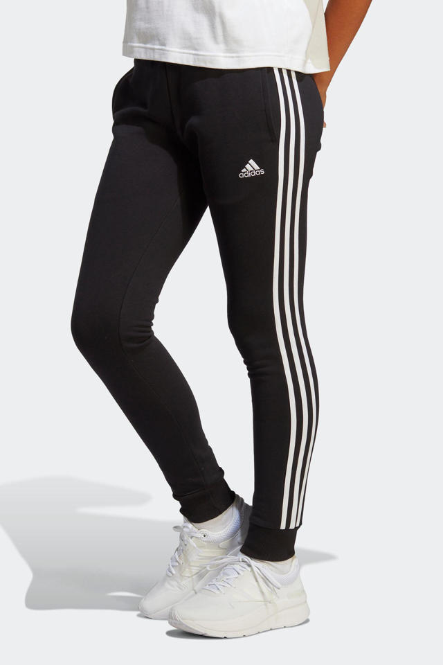 Vervelen samenzwering Verleiding adidas Performance sportbroek zwart/wit | wehkamp