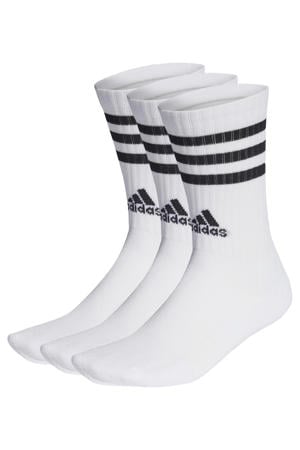 sportsokken - wit/zwart (set van 3)