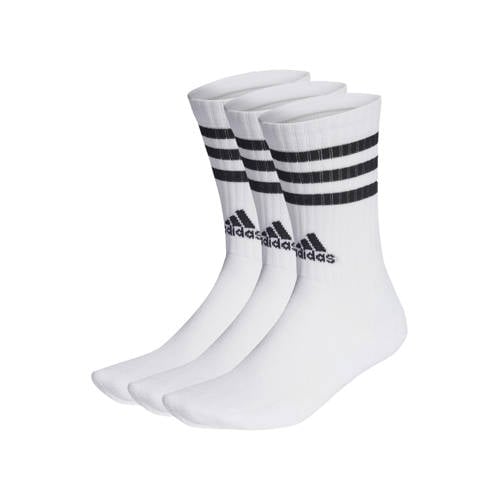adidas Performance sportsokken - set van 3 wit/zwart afbeelding