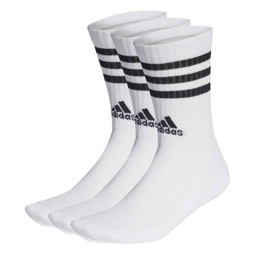 adidas Performance sportsokken - set van 3 wit/zwart