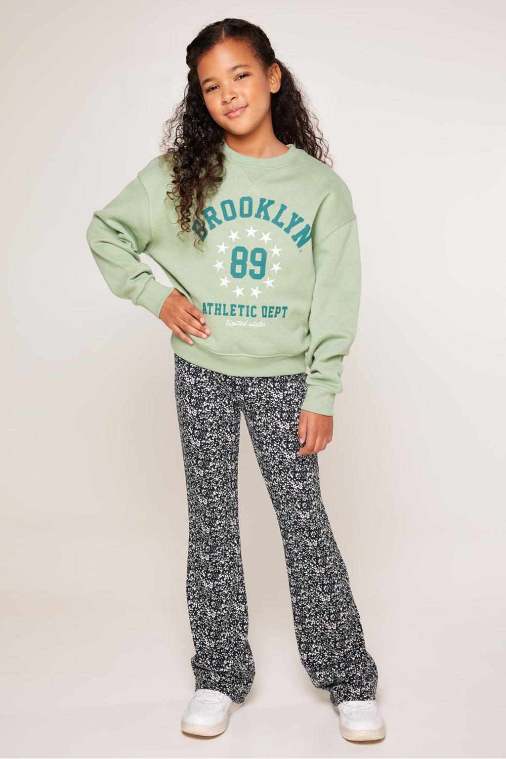 LIL' ATELIER MINI flared broek NMFTHORO bruin LIL' ATELIER MINI flared broek NMFTHORO bruin